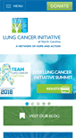 Mobile Screenshot of lungcancerinitiativenc.org